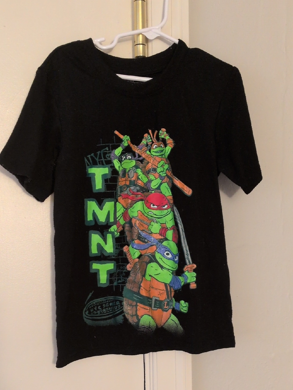 Nickelodeon Black Teenage Mutant Ninja Turtles Graphic Tee